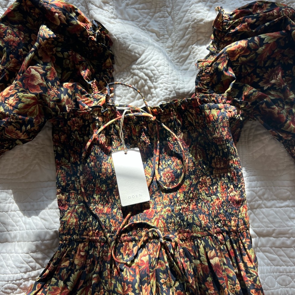 DOEN Bijou Reve De Jardins floral dress